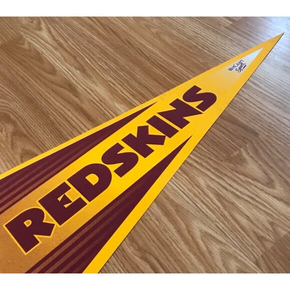 Washington Redskins WinCraft Sports Pennant Flag 30" X 12" NFL USA Football - Picture 3 of 9